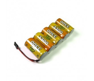 Akku 6,0V 3300mAh NiMh flach A2pro