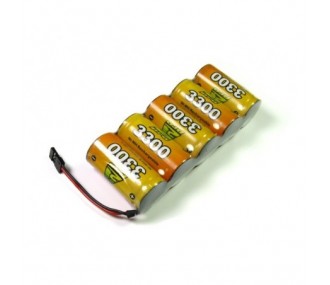 Batterie 6,0V 3300mAh NiMh plat A2pro