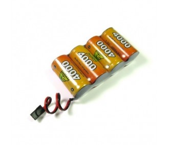 Akku 4,8V 4000mAh NiMh flach A2pro