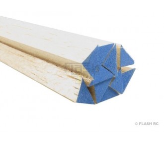 Bastoncino triangolare di balsa 8x8 LOISIRS ARIA