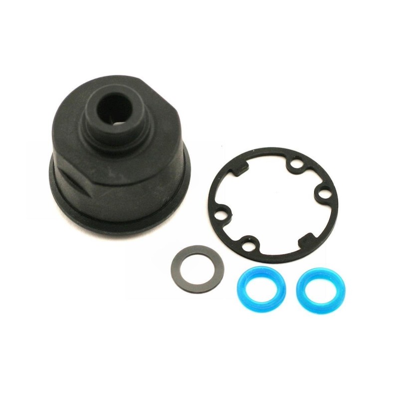 Traxxas differential body + seals and brackets 5381