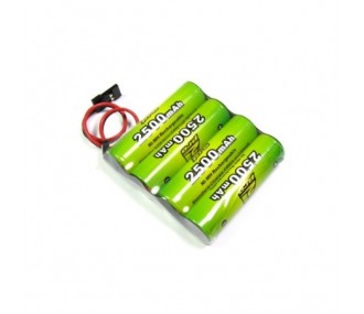 Batterie 4,8V 2500mAh NiMh plat A2pro