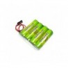 Battery 4,8V 2500mAh NiMh flat A2pro