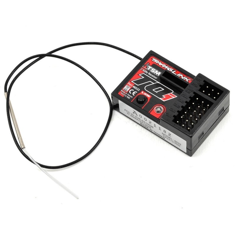 Traxxas 5 channel micro tqi 2.4 ghz receiver with telemetry and tsm 6533