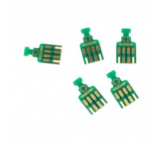 Platine PCB MPX '6 contacts' vert (5 pcs) Emcotec