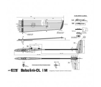 F3K Bobolink DL 1,0m sal/dlg Art Hobby