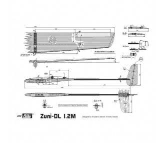 F3K ZUNI-DL 1,2m SAL DLG Art Hobby