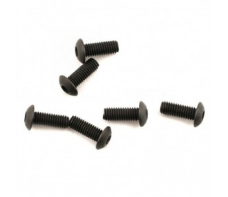 Traxxas btr tornillo con cabeza abovedada 3x8mm (6) 2576