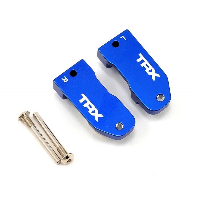 Pinze Traxxas in alluminio anodizzato blu (30 gradi) destra e sinistra 3632A