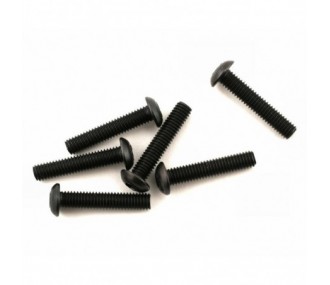 Traxxas btr screw with domed head 3x15mm (6) 2579