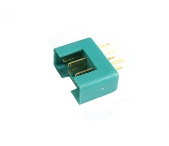 MPX 6 pin green male plug (1pc) Muldental