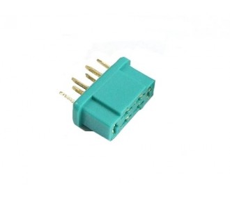 MPX 6 pin green female connector (1 pc) Muldental