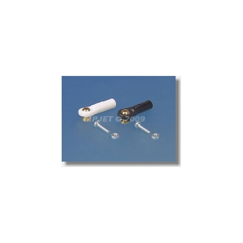 2432- Horquilla M2.5 placa base corta taladrada 2mm + tornillos (2pcs) - Mp Jet