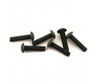 Traxxas btr tornillo con cabeza abovedada 3x6mm (6) 2575