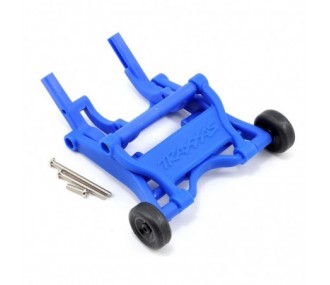 Traxxas kit wheelie bar bleu assemble complet stampede/rustler/bandit 3678X