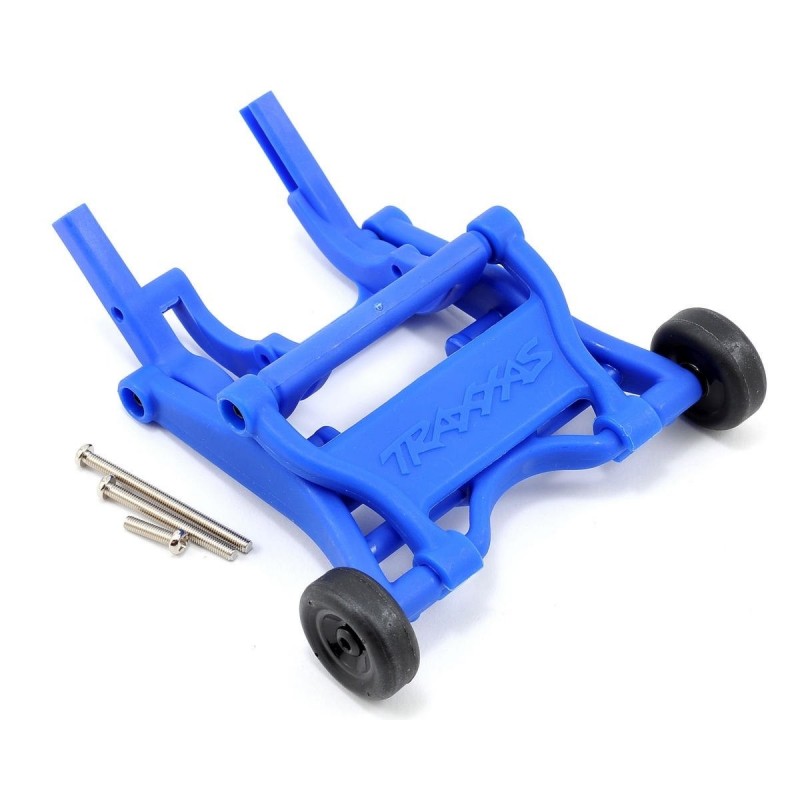Traxxas kit wheelie bar blau assemble complet stampede/rustler/bandit 3678X