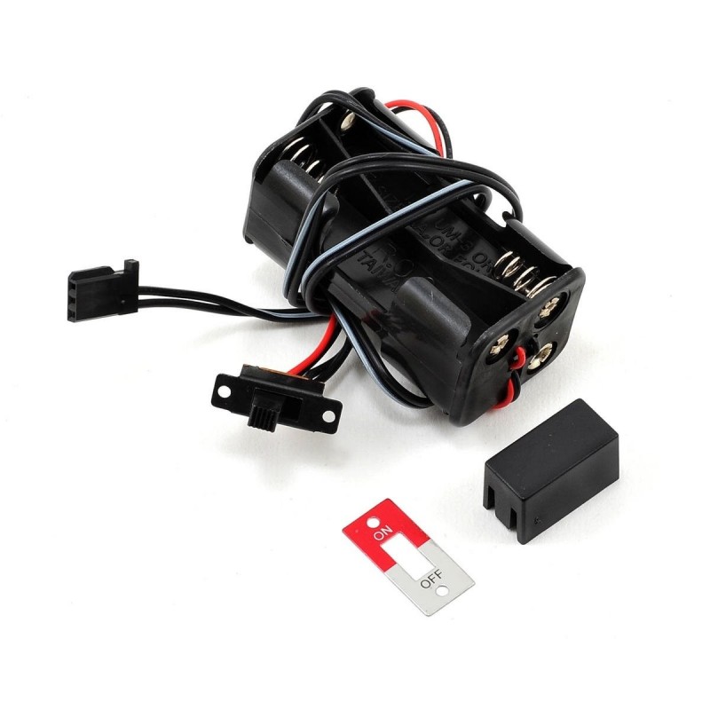 Traxxas Batteriehalter, 4-Zellen /Schalter 3170X