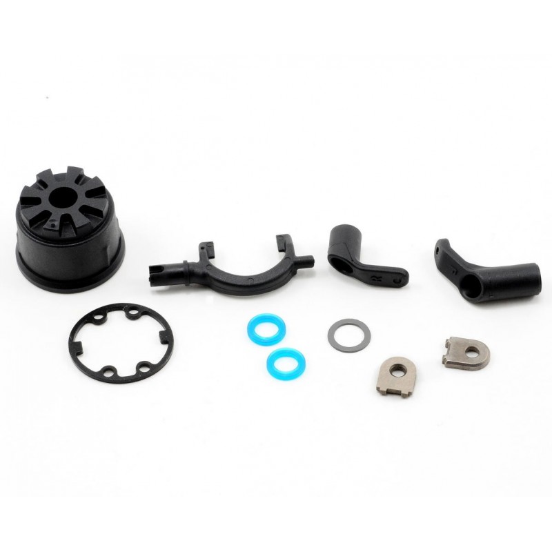 Traxxas differential body + seals and brackets 5681