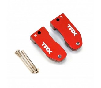 Traxxas red anodized aluminum spindle calipers (30 degrees) left and right 3632X