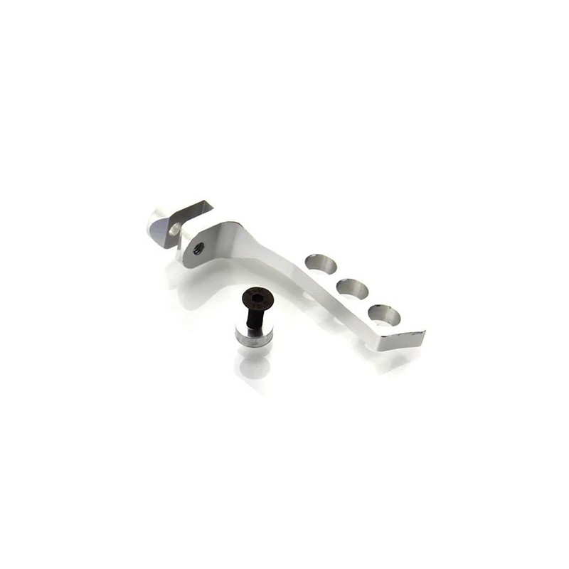 Aluminium suspension hook for horizontal mounting