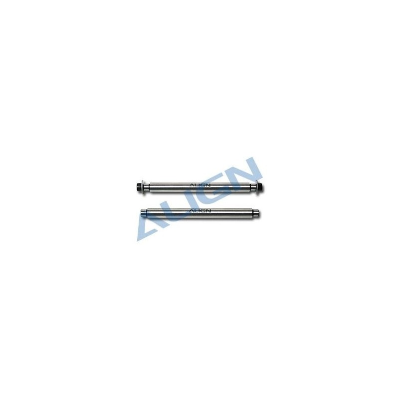 H60006T - Eje del cojinete de la cuchilla de precisión (2 piezas) - TREX 600E Align