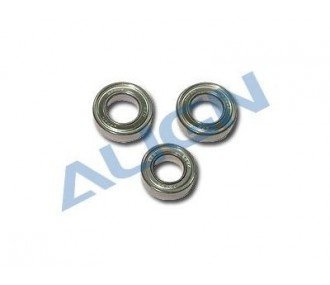 H60105 - Bearing set 10X19X5/9X17X5Zz (3pcs) - TREX 600E Align