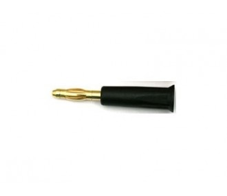 Muldental 4mm black gold banana plug