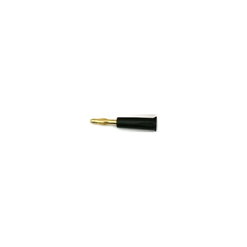 Muldental 4mm black gold banana plug