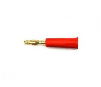 Muldental 4mm banana plug, red gold, high quality