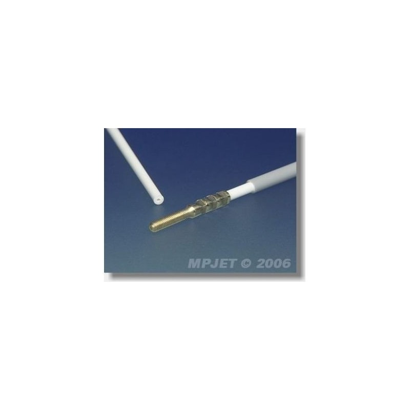 Flexible sheath Ø3/2 with M2 end cap, 1,5m