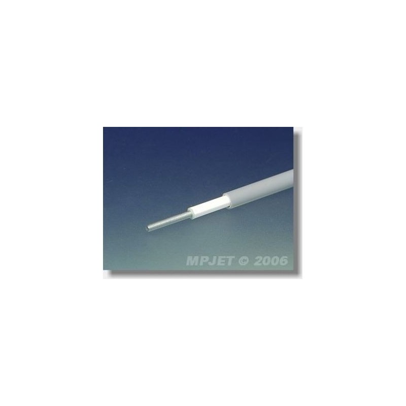 Octagonal flexible sheath Ø4.8/3.5 with M2 coupler, length 1m