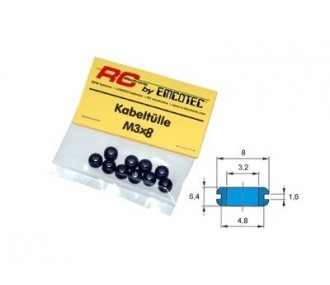 Kabeldurchführung 3x8mm (20 Stück) Emcotec