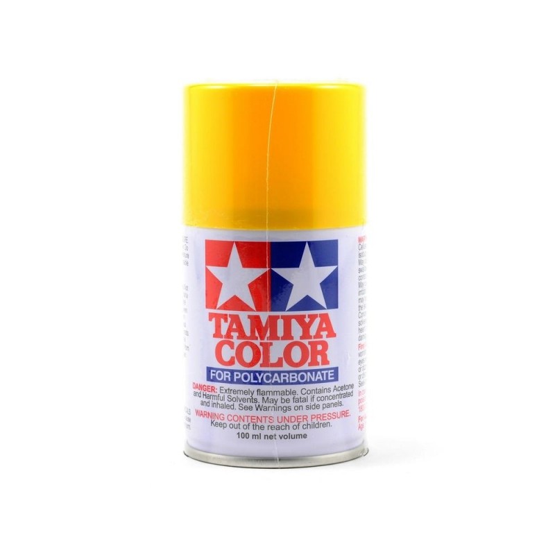 Aerosol paint 100ml for LEXAN Tamiya PS6 yellow