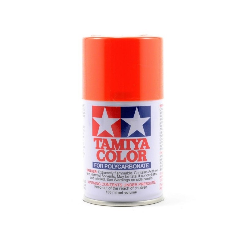 Aerosol paint 100ml for LEXAN Tamiya PS7 orange