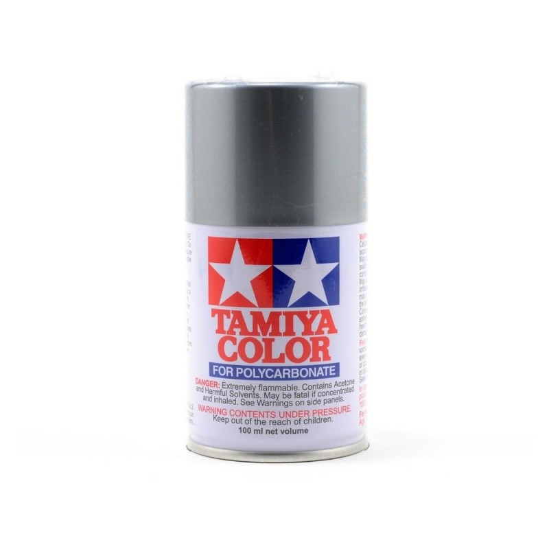 Aerosol paint 100ml for LEXAN Tamiya PS12 silver