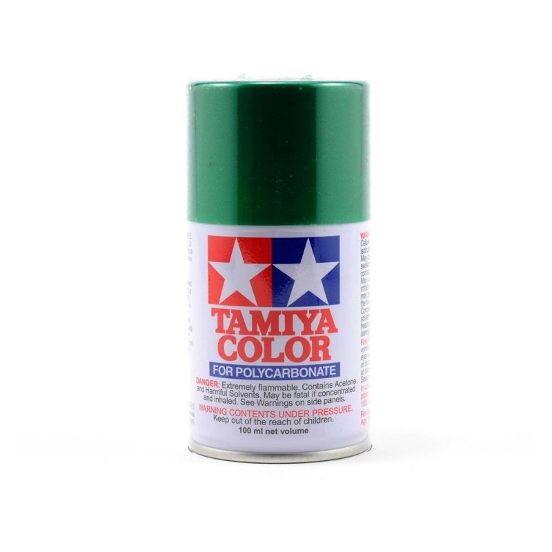 Aerosol paint 100ml for LEXAN Tamiya PS17 green metal