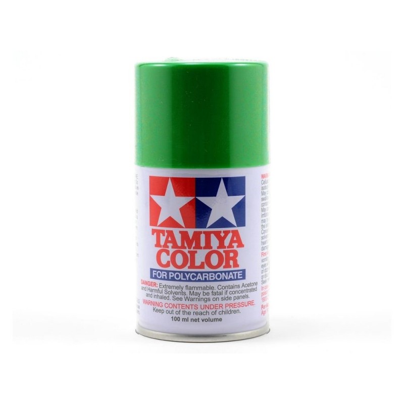 Peinture aérosol 100ml pour LEXAN Tamiya PS21 vert pré