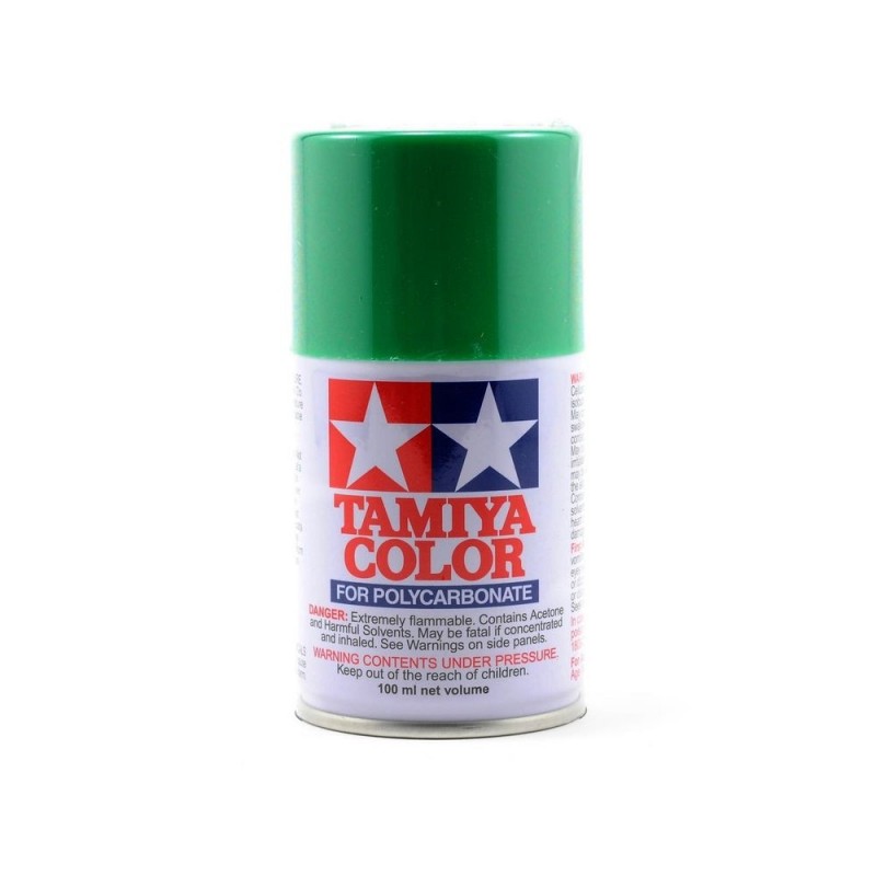 Pintura en aerosol de 100 ml para LEXAN Tamiya PS25 Verde Brillante