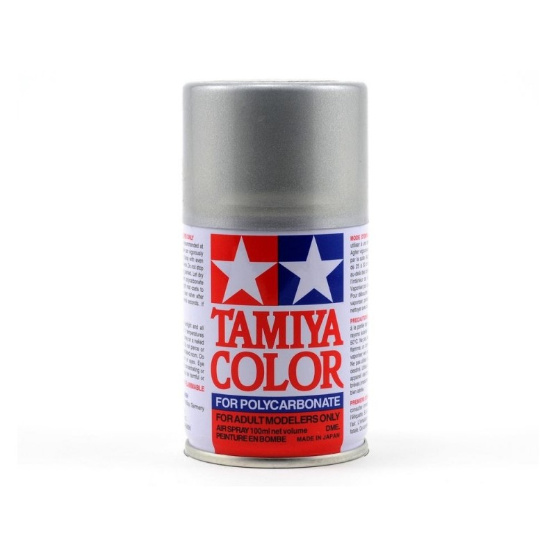 Aerosol paint 100ml for LEXAN Tamiya PS36 Translucent Silver