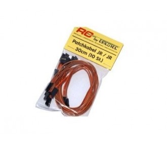Cables patch UNI/JR male/male 0.14mm² 30cm (10pcs)