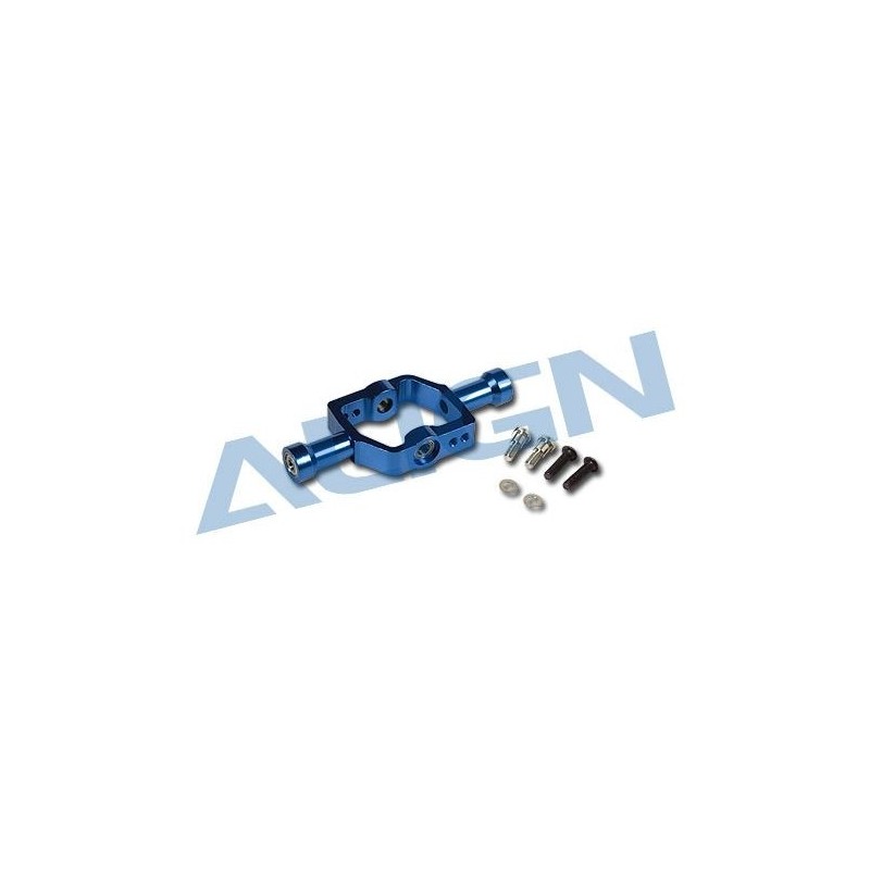 H60164-84 - Alu bell bar support blue - TREX 600 NSP Align