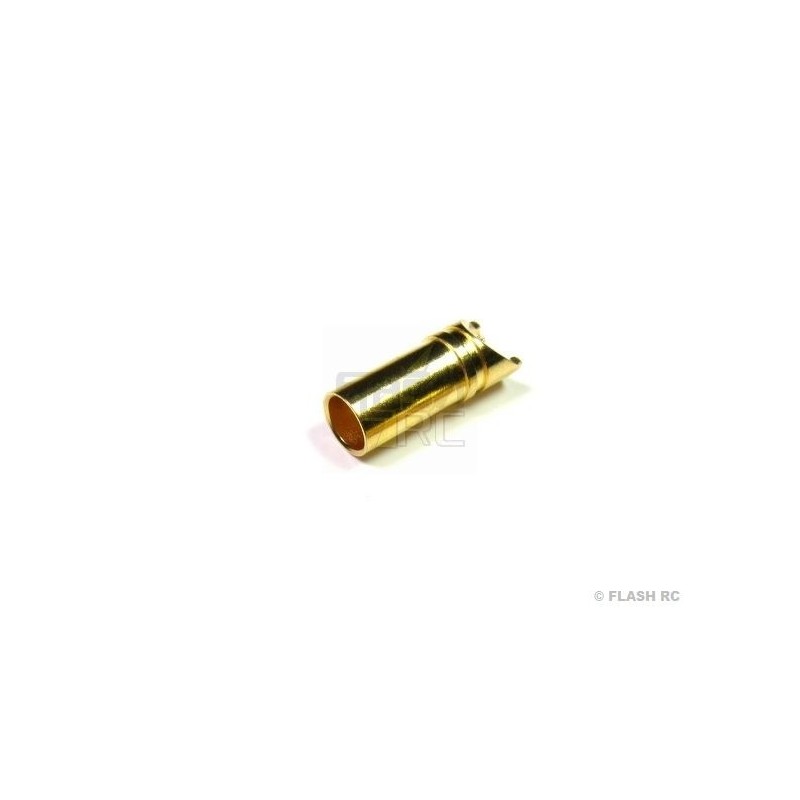 Conector DB3 hembra de 3,5 mm dorado - Dualsky