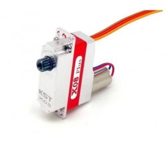 Micro servo KST X08 PLUS MG HV (9.5g, 5.3kg.cm, 0.09s/60°)