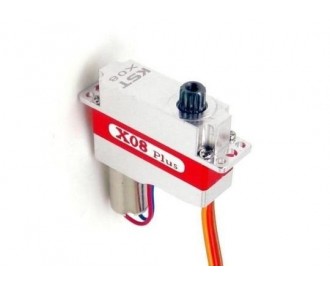 Micro servo KST X08 PLUS MG HV (9.5g, 5.3kg.cm, 0.09s/60°)