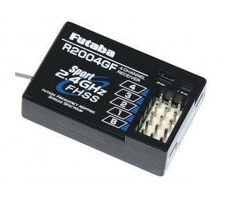 R2004GF 2.4GHZ Futaba 4 Channel FHSS Receiver