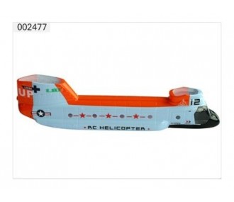 Orange fuselage for Tandem Chinook Esky