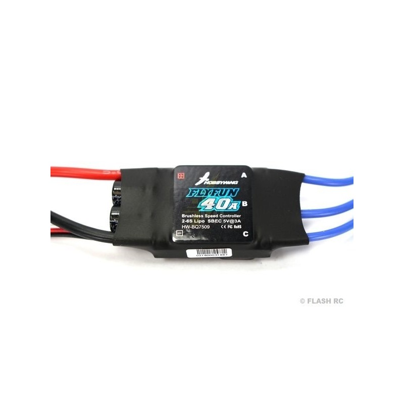 Brushless Controller 2-6S 40A BEC FLYFUN V5 HOBBYWING