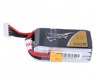 Batteria Tattu lipo 4S 14.8V 650mAh 75C xt30