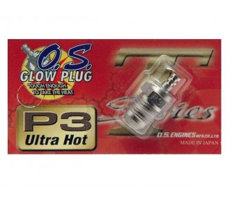 OS turbo P3 spark plug, hot