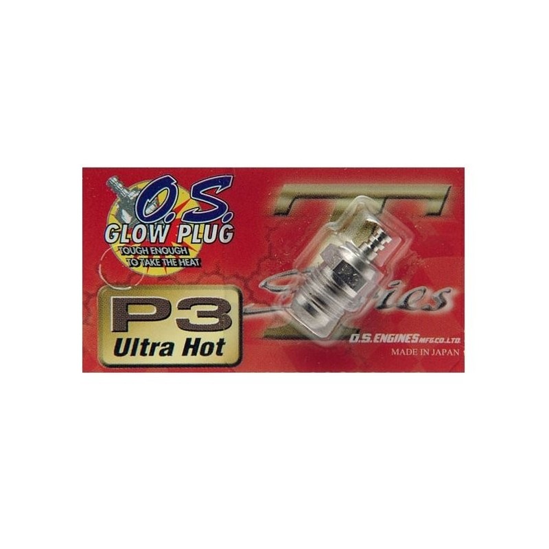 OS turbo P3 spark plug, hot